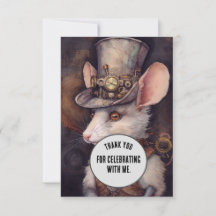Rato Steampunk Obrigado Animal Steampunk personali