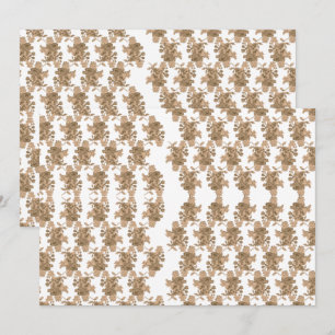 Cartão De Agradecimento Reflexão perfeitamente simétrica de uma montanha l