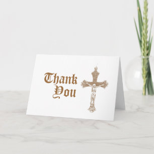 Cartão De Agradecimento Religious Thank You Card