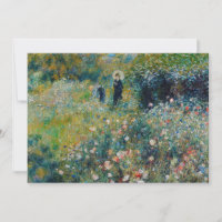 Renoir - Mulher com Parasol num Jardim