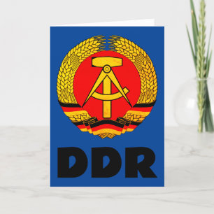 Cartão De Agradecimento República Democrática Alemã (DDR, GDR) Alemanha Or