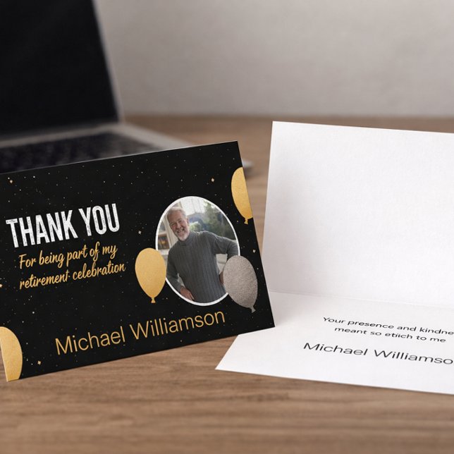 Cartão De Agradecimento Retiree Appreciation Folded (Criador carregado)