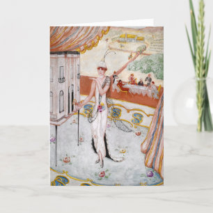 Cartão De Agradecimento Retrato da minha irmã, Carrie W. Stettheimer