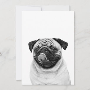 Cartão De Agradecimento Retrato de Animal de Estimação Personalizado Fot