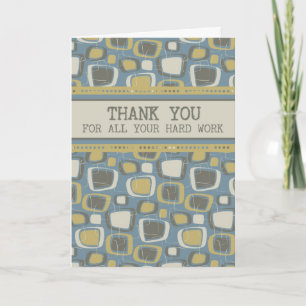 Cartão De Agradecimento Retro Administrative Professionals Day Card