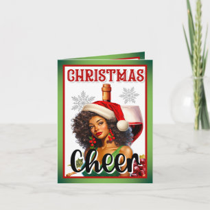 Cartão De Agradecimento Retro Natal Chee Pinup