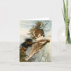Cartão De Agradecimento Rhine Maidens & Alberich Notecard