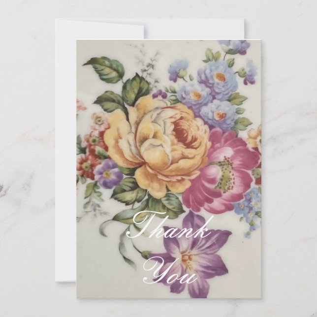 Cartão De Agradecimento Rico (Frente)