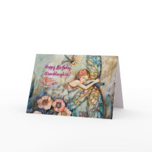 RIDE THE DRAGONFLY GRANDDAUGHTER BIRTHDAY CARD