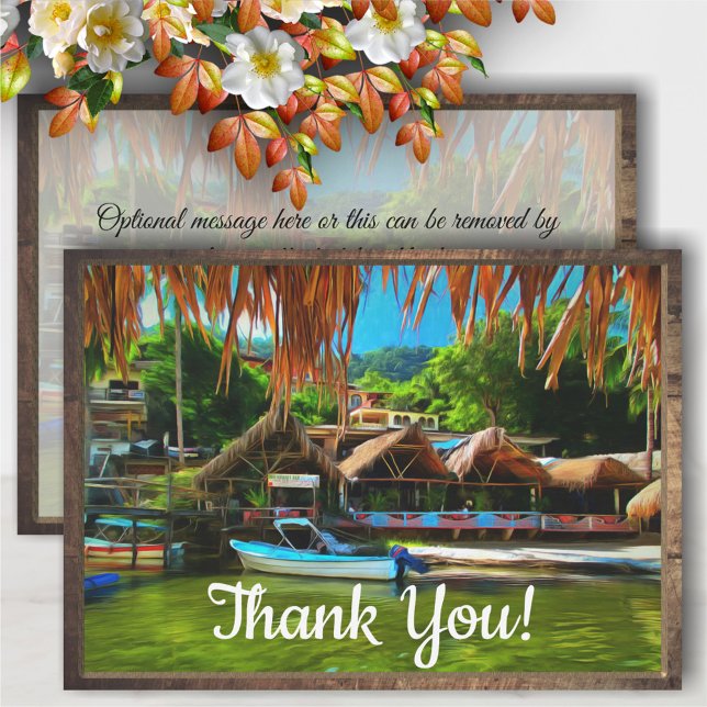 Cartão De Agradecimento Rio Mismaloya Obrigado 0331 (Criador carregado)