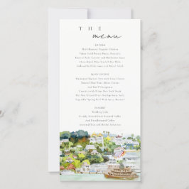 Cartão De Agradecimento River Cruise Country Landscape Weding Card
