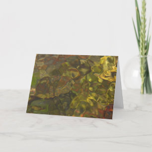 Cartão De Agradecimento River Light Patterns - Thank You Card