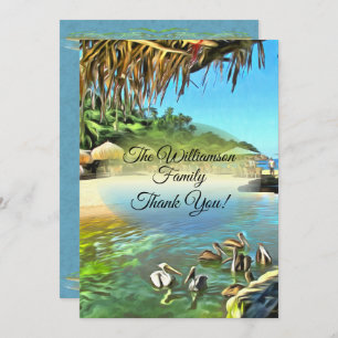 Cartão De Agradecimento River Meets Ocean Obrigado 0330