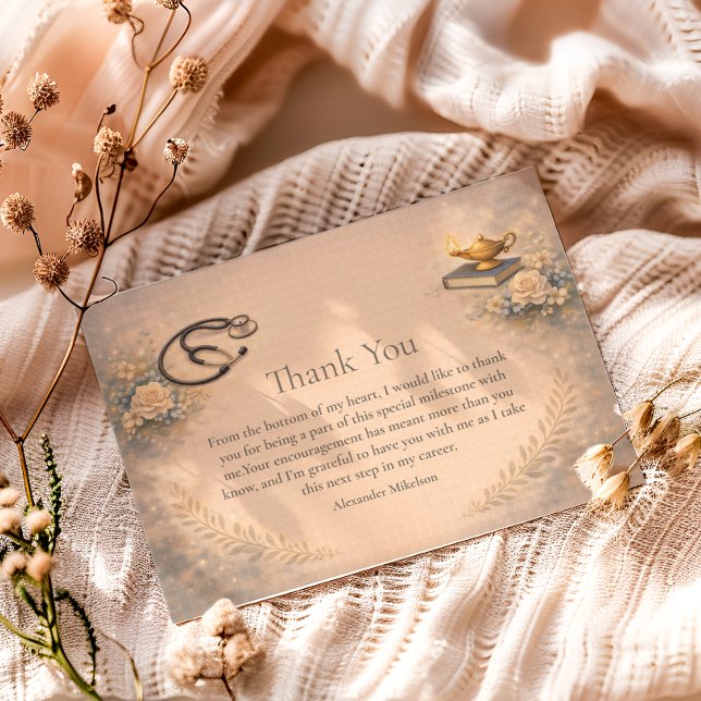 Cartão De Agradecimento RN Graduation Pinning Ceremony Party (Criador carregado)