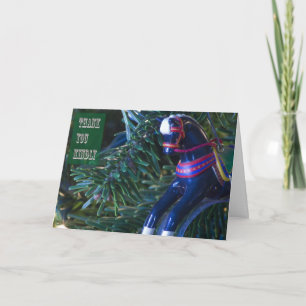 Cartão De Agradecimento Rocking Horse Thank You Card