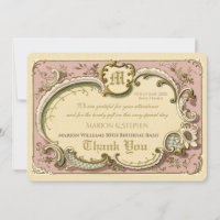 Rococo Elegante Francês Quadro Dourado Rosa