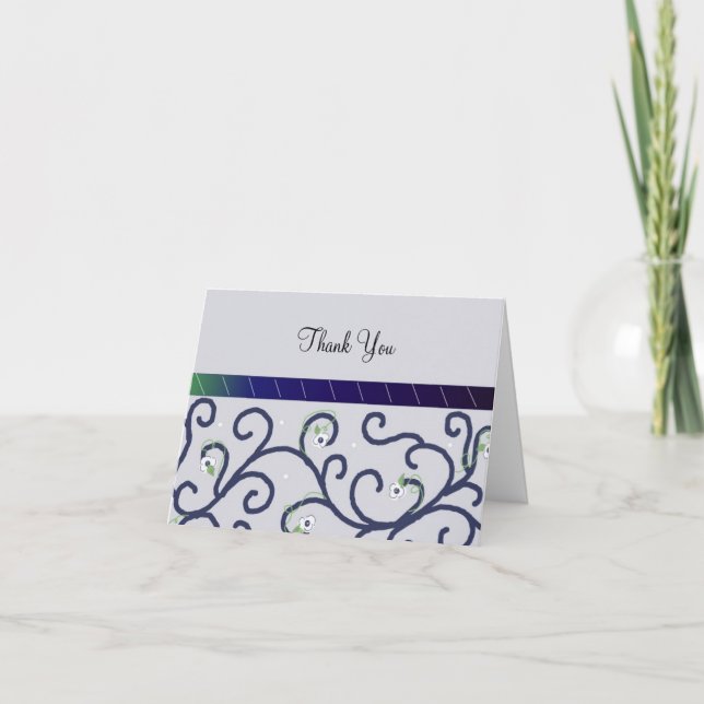 Cartão De Agradecimento Rolo Roxo Obrigado (Frente)