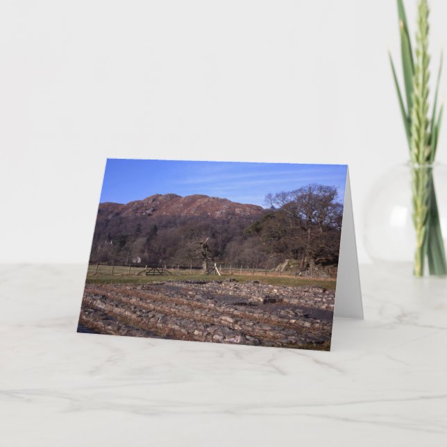 Cartão De Agradecimento Roman Fort Ambleside Inglaterra (Frente)