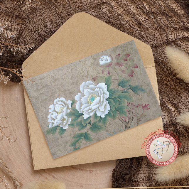 Cartão De Agradecimento Rosa branca (Criador carregado)