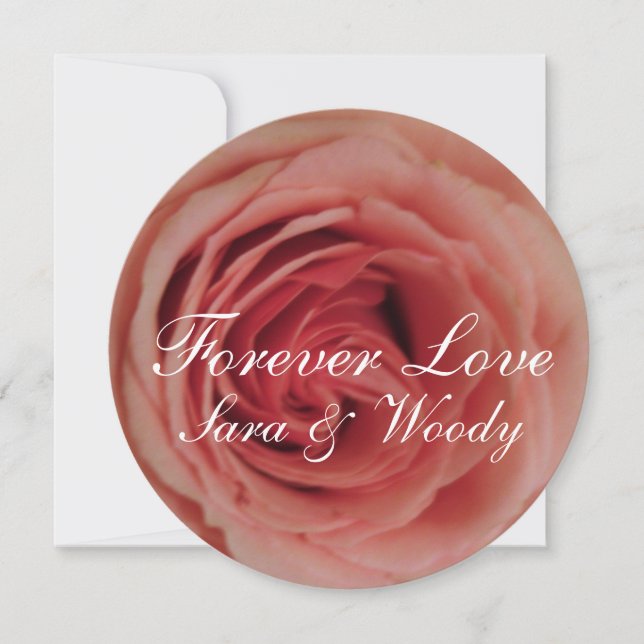 Cartão De Agradecimento Rosa Rosa Rosa Rosa Rosa, Obrigado (Frente)