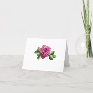 Cartão De Agradecimento Rosa roxo búlgaro