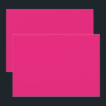 Cartão de Agradecimento Rosa Vibrante | Estilo Min<br><div class="desc">Um cartão de agradecimento cor-de-rosa vibrante que transmite estilo ousado,  charme moderno e gratidão inesquecível.</div>