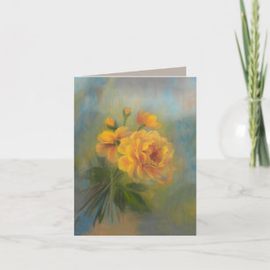 Cartão De Agradecimento Rosas Amarelas 4 x 5.6