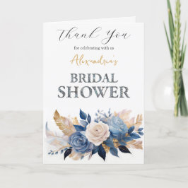 Cartão De Agradecimento Rosas de Chá de panela personalizados Obrigado