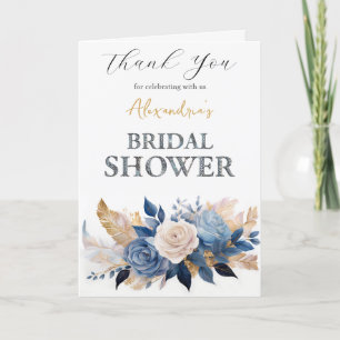 Cartão De Agradecimento Rosas de Chá de panela personalizados Obrigado