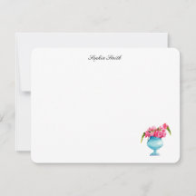 Rosas Rosa em Aquarela Elegante Floral Plano