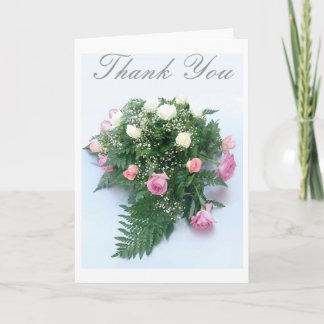 Cartão De Agradecimento Rose Spray, Thank You