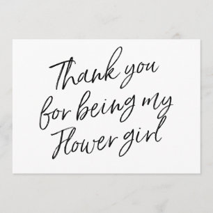 Cartão De Agradecimento Roteiro chique "obrigado você para ser meu