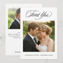Roteiro de casamento de 2 fotos elegante
