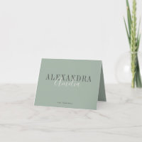 Rótulo Personalizado Minimalista Boho Verde Sage p