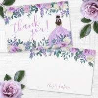 Roxo Floral Quinceañera