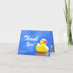 Cartão De Agradecimento Rubber Ducky Thank You Notes