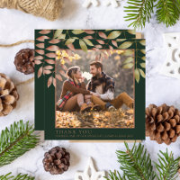 Rustic Emerald Green Fall Deixa Foto Casada