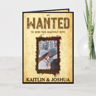 Cartão De Agradecimento Rustic Western Weding 🤠 Country Charm