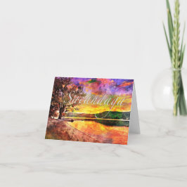 Cartão De Agradecimento Sacandaga Lake Notecard