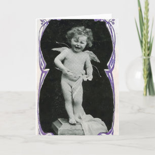 Cartão De Agradecimento Sad Cherub Angel Impressão