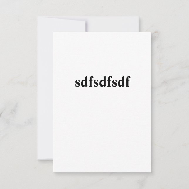 Cartão De Agradecimento sadfsdfsd (Frente)