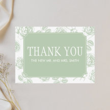 Sage Green Elegant Chinoiserie Weding