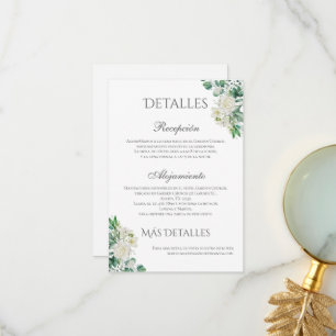 Cartão De Agradecimento Sage Green Floral Wedes em Espanhol