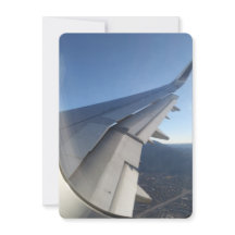 Saindo de uma placa de nota do plano jet