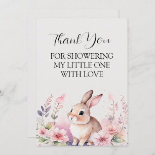 Cartão De Agradecimento Salto À Felicidade Com O Coelho Moderno