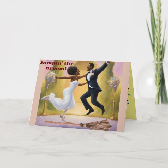 Cartão De Agradecimento Salto de Broom (Frente)