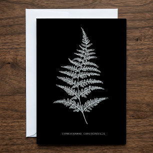 Cartão De Agradecimento Samambaia Dourada, Gymnogramma Chrysophylla