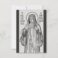 Santa Hildegarda de Bingen freira beneditina