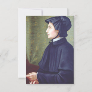 Cartão De Agradecimento Santa Isabel Ana Seton