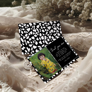 Cartão De Agradecimento Santa vaca, sou primeiro aniversario de uma vaca